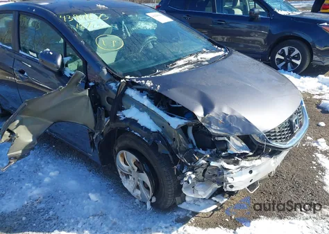 2015 Honda Civic Lx из США, поврежденный, VIN 19XFB2F55FE271753